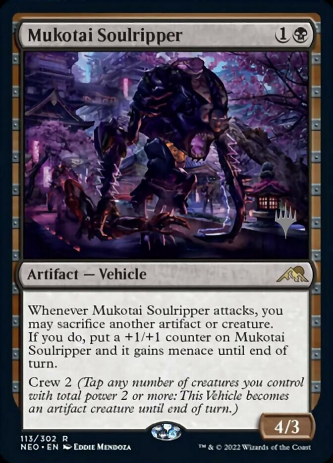 Mukotai Soulripper (Promo Pack) [Kamigawa: Neon Dynasty Promos] | Dumpster Cat Games