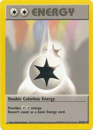 Double Colorless Energy (96/102) [Base Set Unlimited] | Dumpster Cat Games