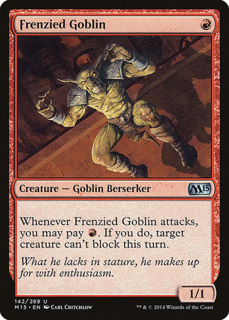 Frenzied Goblin [Magic 2015] | Dumpster Cat Games