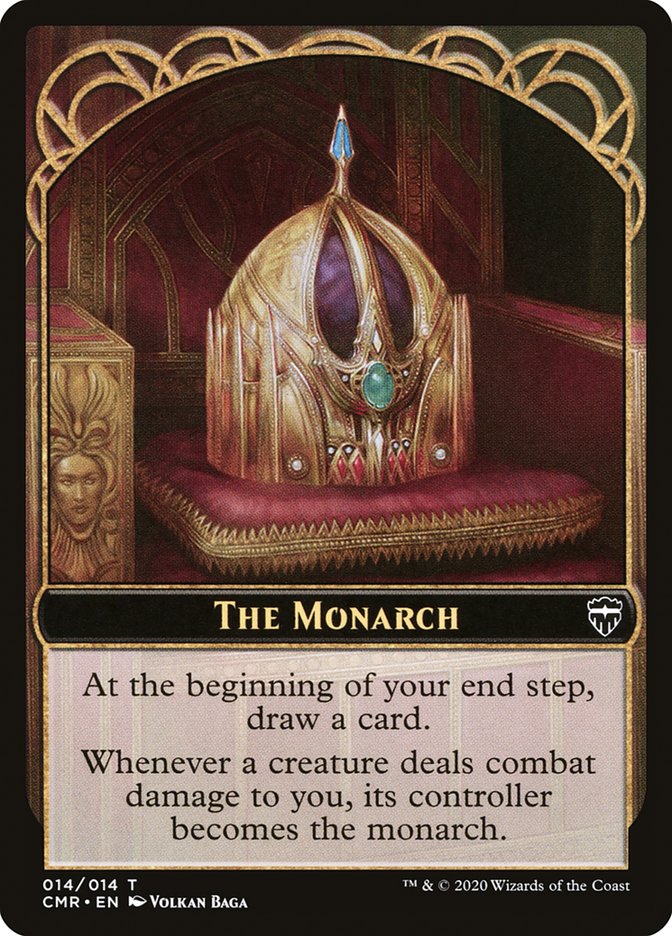 The Monarch Token [Commander Legends Tokens] | Dumpster Cat Games