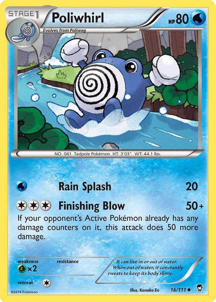 Poliwhirl (16/111) [XY: Furious Fists] | Dumpster Cat Games