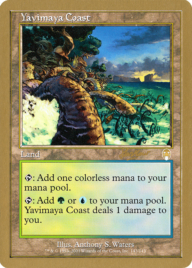 Yavimaya Coast (Sim Han How) [World Championship Decks 2002] | Dumpster Cat Games