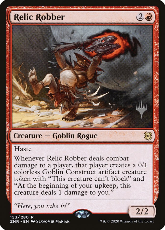 Relic Robber (Promo Pack) [Zendikar Rising Promos] | Dumpster Cat Games