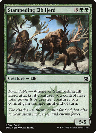 Stampeding Elk Herd [Dragons of Tarkir] | Dumpster Cat Games