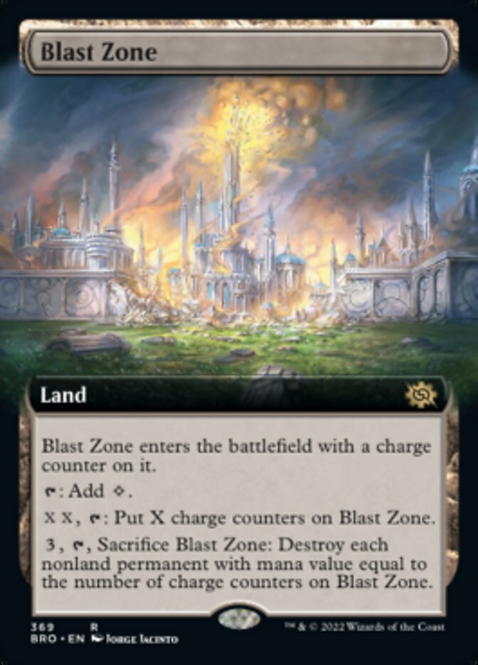 Blast Zone (Extended Art) [The Brothers' War] | Dumpster Cat Games