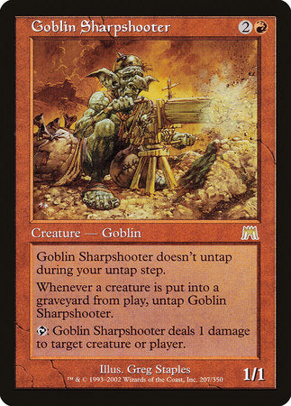 Goblin Sharpshooter [Onslaught] | Dumpster Cat Games