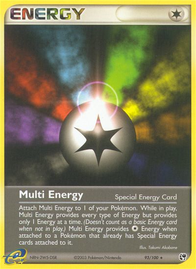 Multi Energy (93/100) [EX: Sandstorm] | Dumpster Cat Games