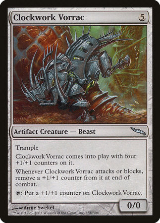 Clockwork Vorrac [Mirrodin] | Dumpster Cat Games