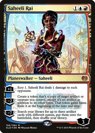 Saheeli Rai [Kaladesh Promos] | Dumpster Cat Games