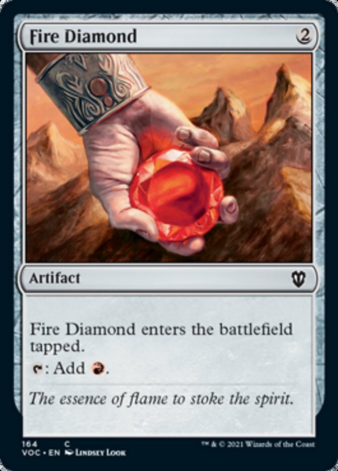 Fire Diamond [Innistrad: Crimson Vow Commander] | Dumpster Cat Games