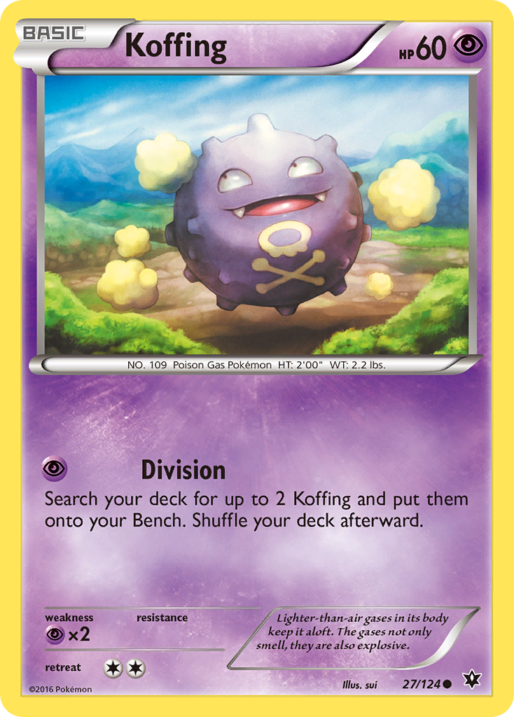 Koffing (27/124) [XY: Fates Collide] | Dumpster Cat Games