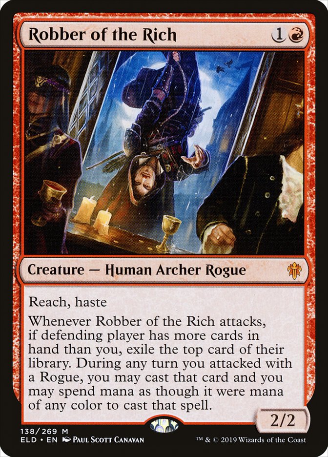 Robber of the Rich [Throne of Eldraine] | Dumpster Cat Games