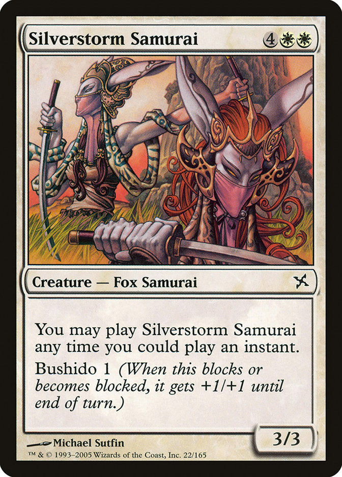 Silverstorm Samurai [Betrayers of Kamigawa] | Dumpster Cat Games