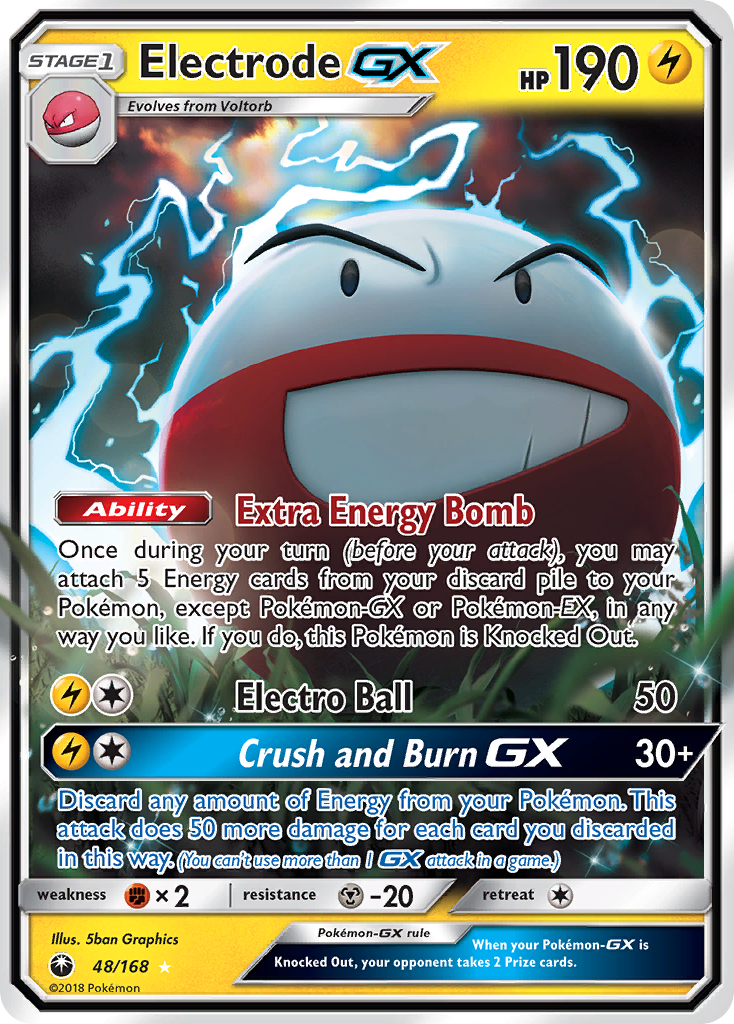 Electrode GX (48/168) [Sun & Moon: Celestial Storm] | Dumpster Cat Games