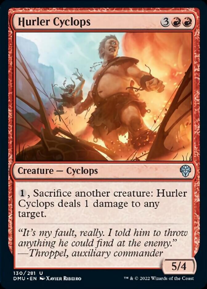 Hurler Cyclops [Dominaria United] | Dumpster Cat Games