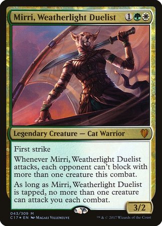 Mirri, Weatherlight Duelist [Commander 2017] | Dumpster Cat Games