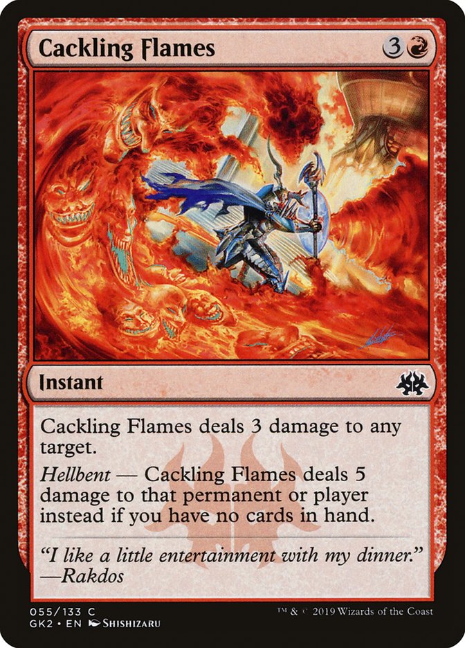 Cackling Flames [Ravnica Allegiance Guild Kit] | Dumpster Cat Games