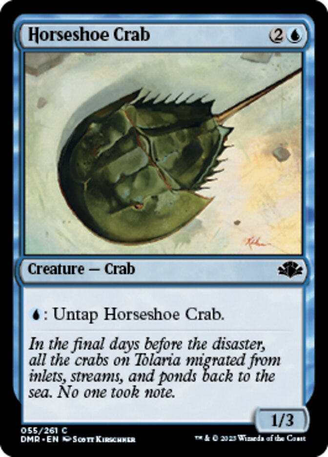 Horseshoe Crab [Dominaria Remastered] | Dumpster Cat Games