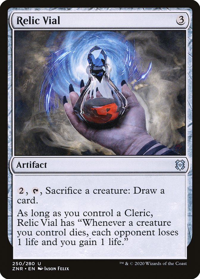 Relic Vial [Zendikar Rising] | Dumpster Cat Games