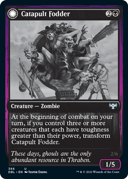 Catapult Fodder // Catapult Captain [Innistrad: Double Feature] | Dumpster Cat Games