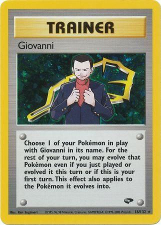 Giovanni (18/132) [Gym Challenge Unlimited] | Dumpster Cat Games