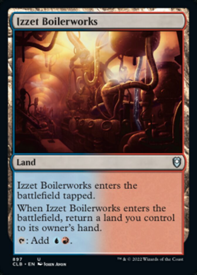 Izzet Boilerworks [Commander Legends: Battle for Baldur's Gate] | Dumpster Cat Games