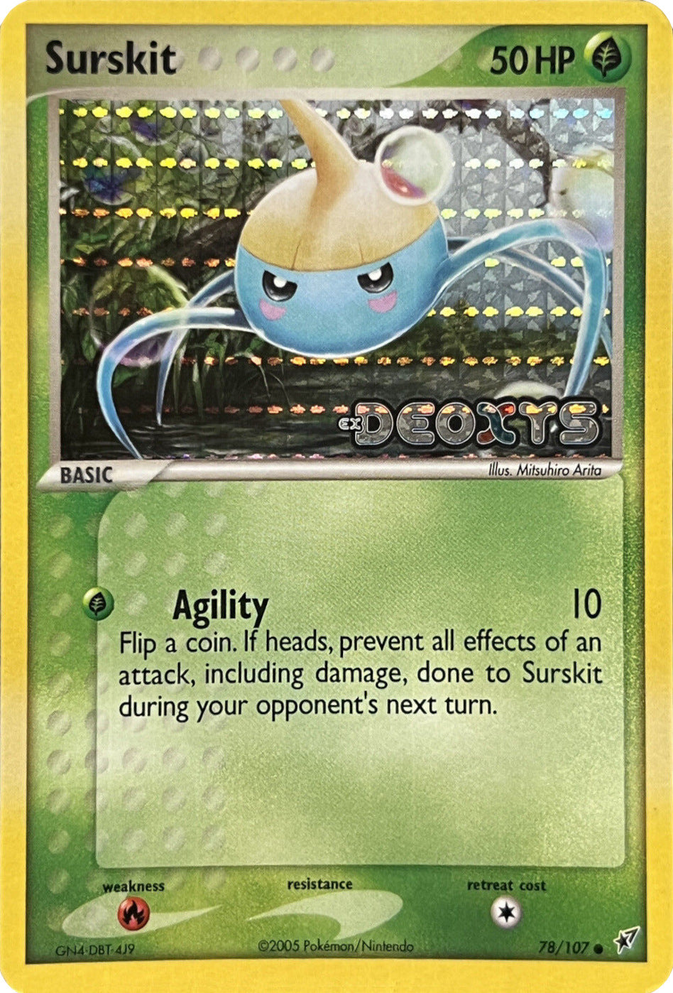 Surskit (78/107) (Stamped) [EX: Deoxys] | Dumpster Cat Games