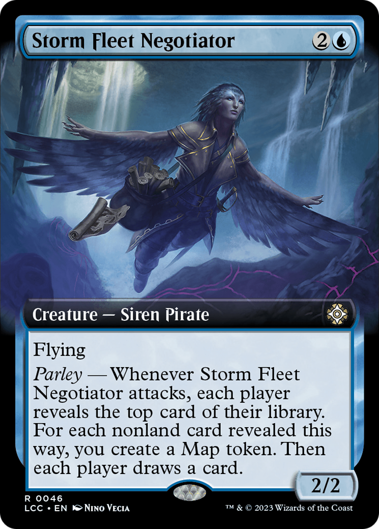 Storm Fleet Negotiator (Extended Art) [The Lost Caverns of Ixalan Commander] | Dumpster Cat Games