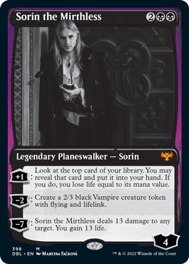 Sorin the Mirthless [Innistrad: Double Feature] | Dumpster Cat Games