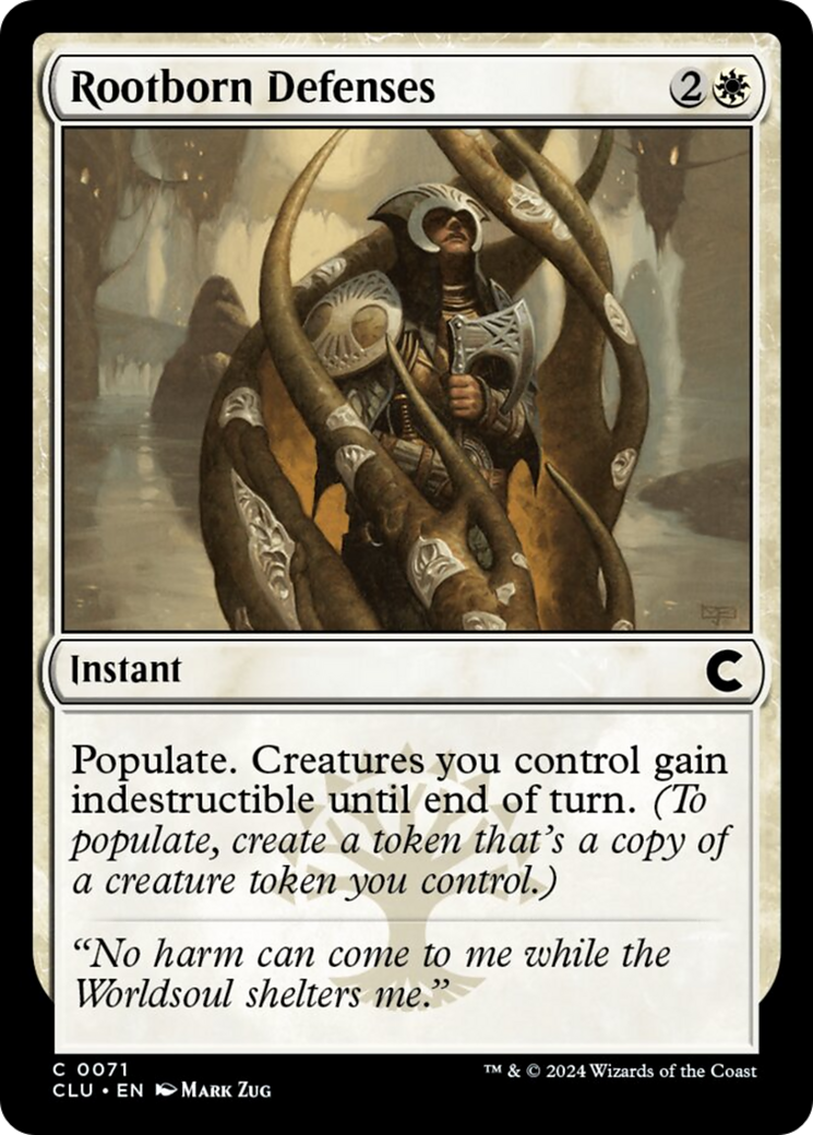Rootborn Defenses [Ravnica: Clue Edition] | Dumpster Cat Games
