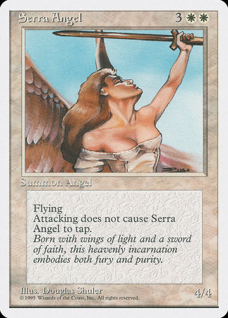 Serra Angel [Fourth Edition] | Dumpster Cat Games