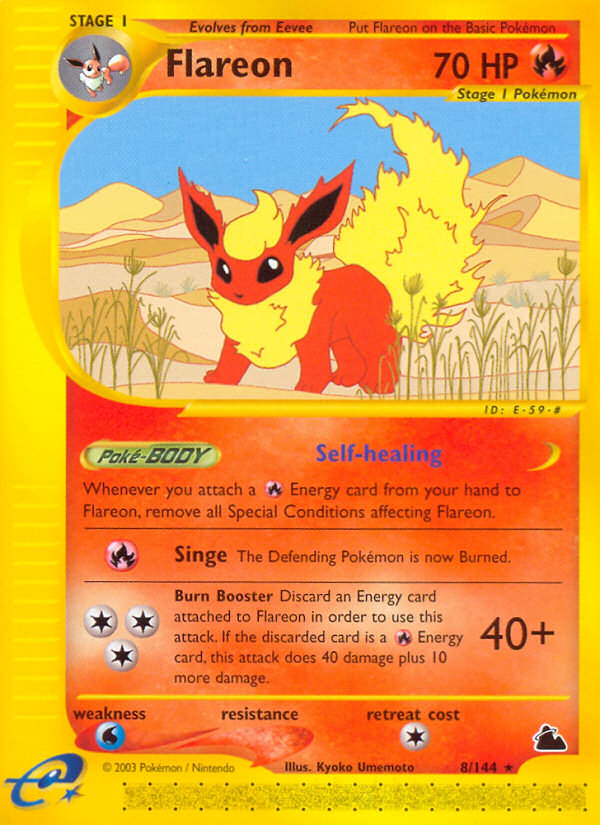 Flareon (8/144) [Skyridge] | Dumpster Cat Games