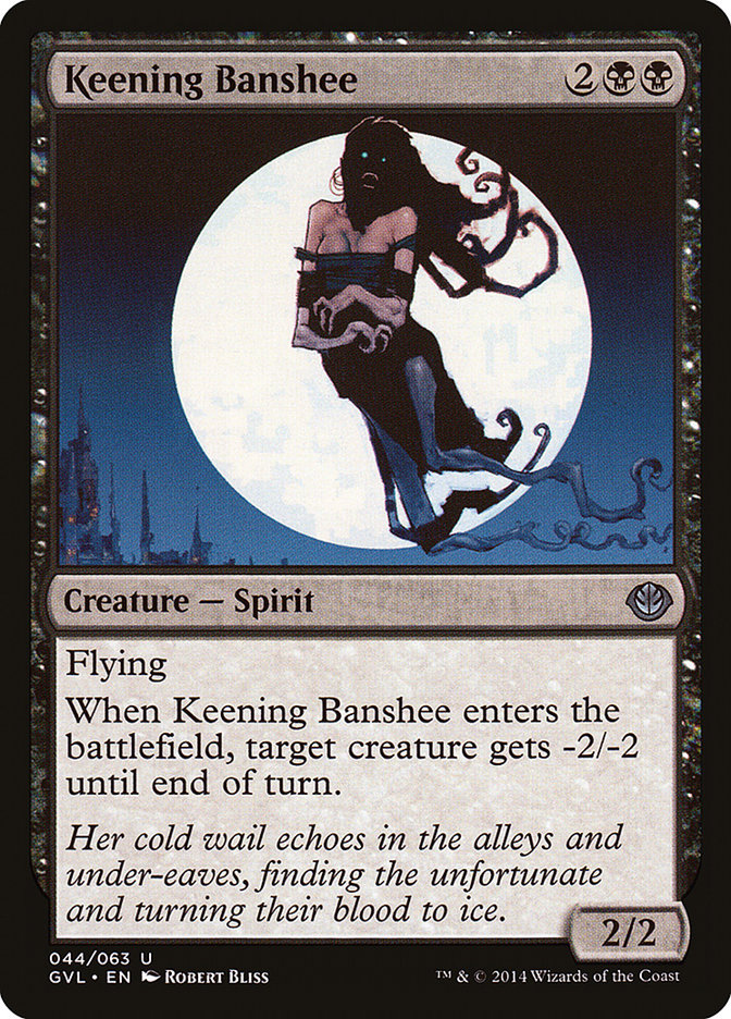 Keening Banshee (Garruk vs. Liliana) [Duel Decks Anthology] | Dumpster Cat Games