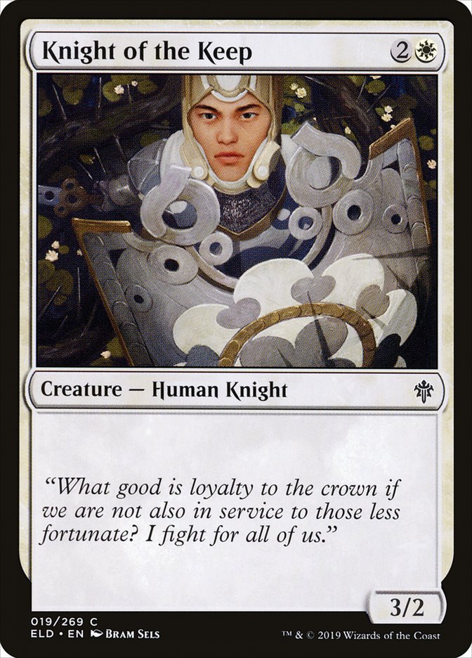 Knight of the Keep [Throne of Eldraine] | Dumpster Cat Games