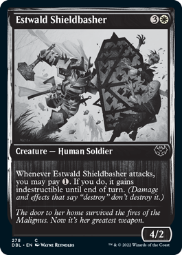 Estwald Shieldbasher [Innistrad: Double Feature] | Dumpster Cat Games