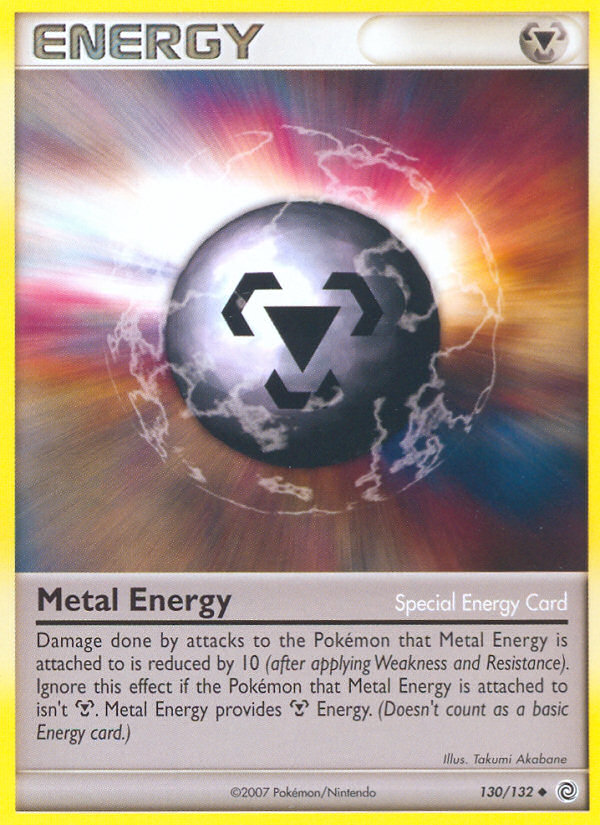 Metal Energy (130/132) [Diamond & Pearl: Secret Wonders] | Dumpster Cat Games