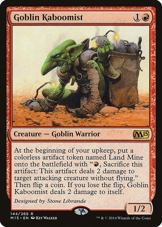 Goblin Kaboomist [Magic 2015] | Dumpster Cat Games