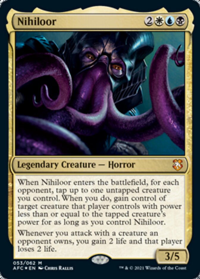 Nihiloor [Dungeons & Dragons: Adventures in the Forgotten Realms Commander] | Dumpster Cat Games