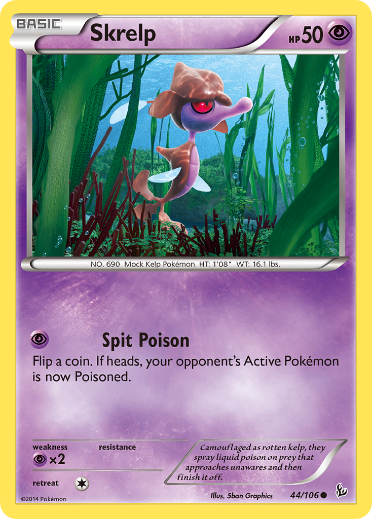 Skrelp (44/106) [XY: Flashfire] | Dumpster Cat Games