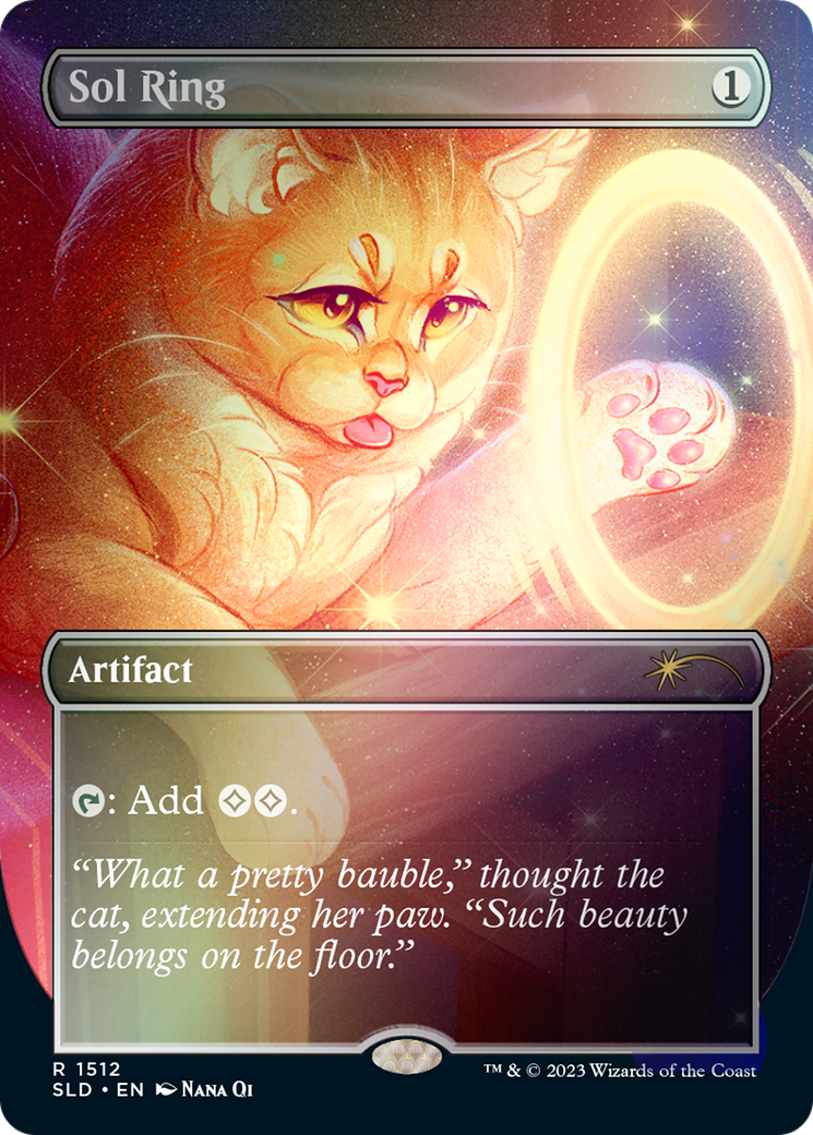 Sol Ring (1512) // Sol Ring [Secret Lair Commander Deck: Raining Cats and Dogs] | Dumpster Cat Games