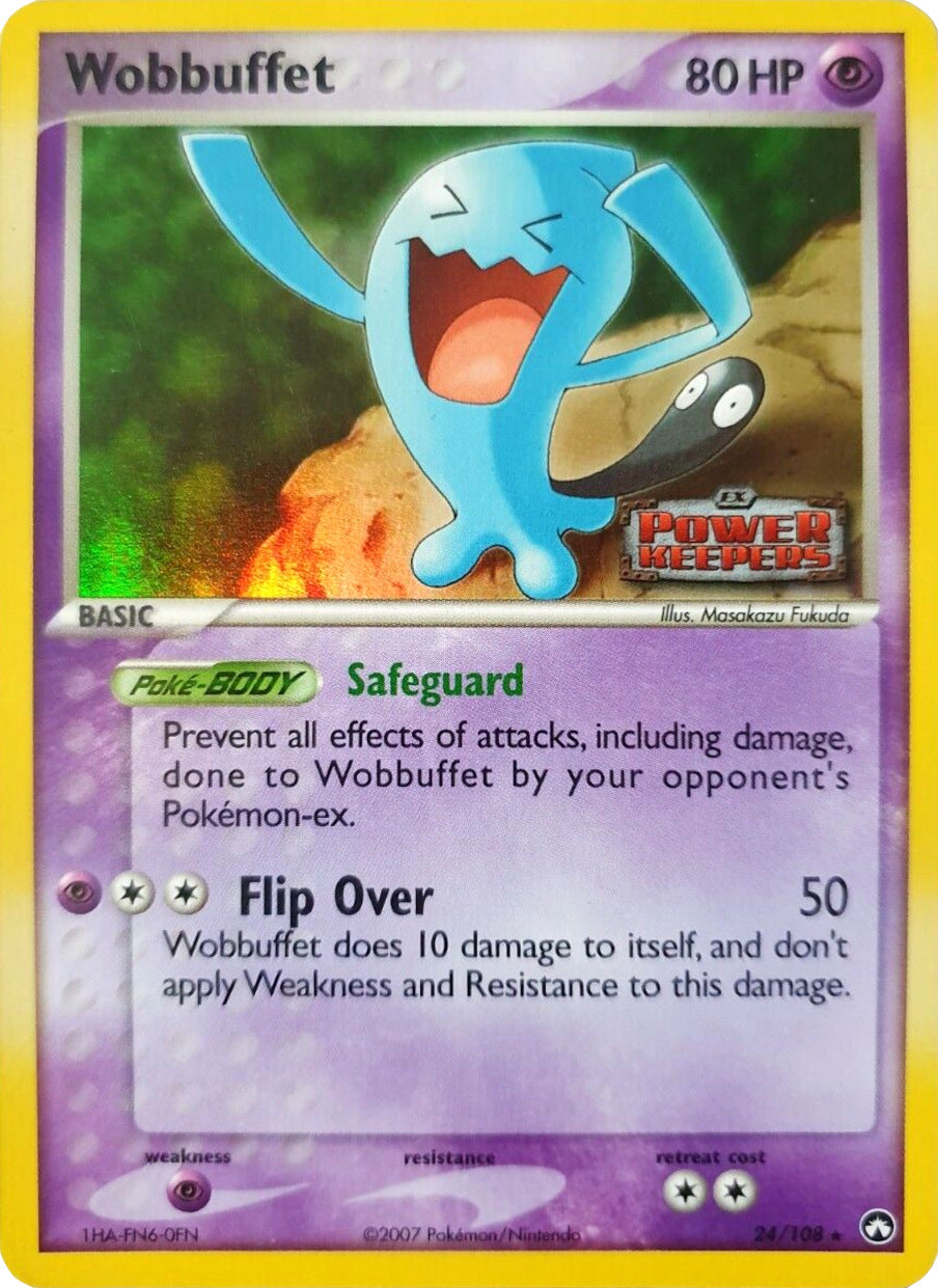 Wobbuffet (24/108) (Stamped) [EX: Power Keepers] | Dumpster Cat Games