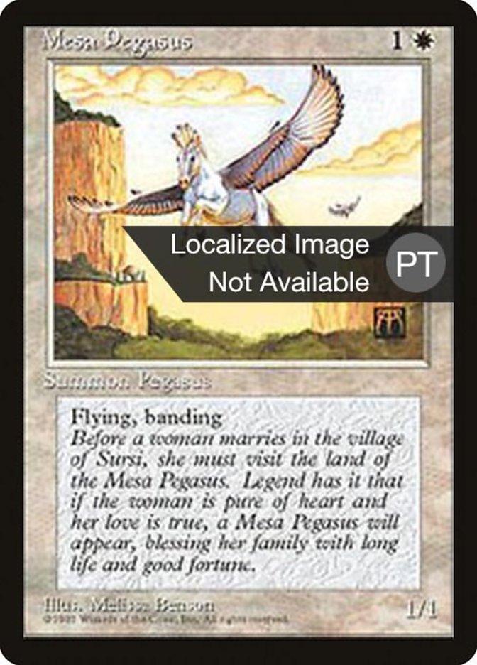 Mesa Pegasus [Fourth Edition (Foreign Black Border)] | Dumpster Cat Games