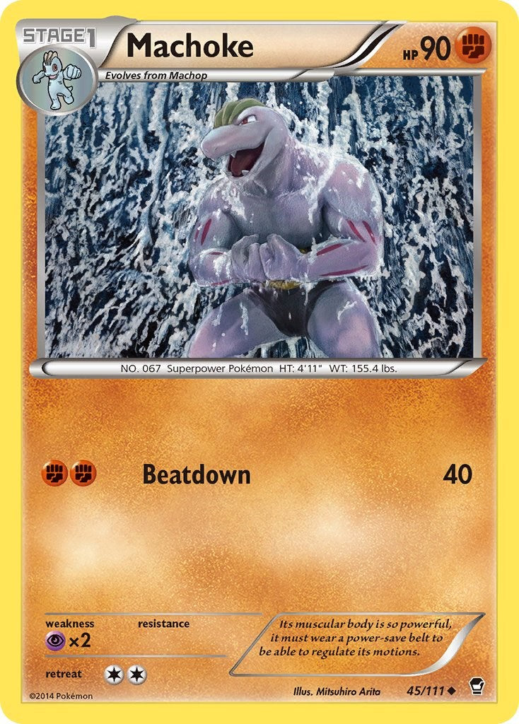 Machoke (45/111) [XY: Furious Fists] | Dumpster Cat Games