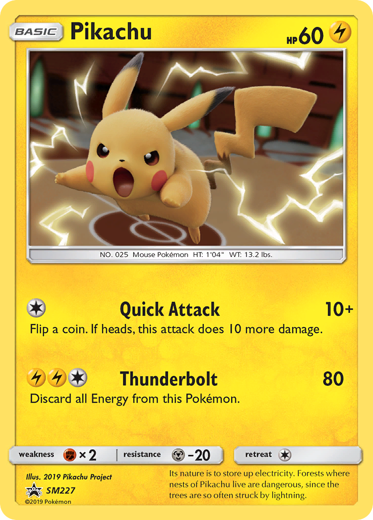 Pikachu (SM227) [Sun & Moon: Black Star Promos] | Dumpster Cat Games