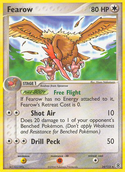 Fearow (24/112) [EX: FireRed & LeafGreen] | Dumpster Cat Games