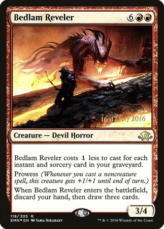 Bedlam Reveler [Eldritch Moon Promos] | Dumpster Cat Games