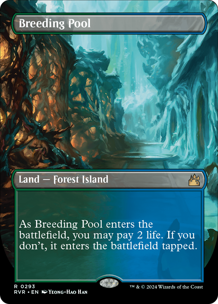 Breeding Pool (Borderless) [Ravnica Remastered] | Dumpster Cat Games