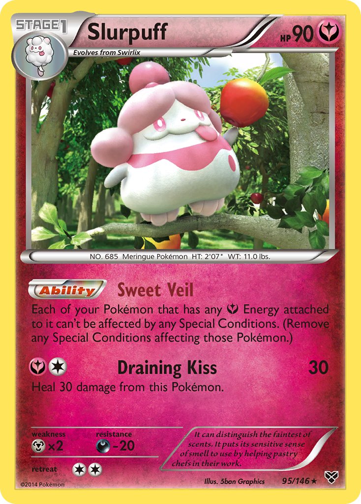 Slurpuff (95/146) (Theme Deck Exclusive) [XY: Base Set] | Dumpster Cat Games