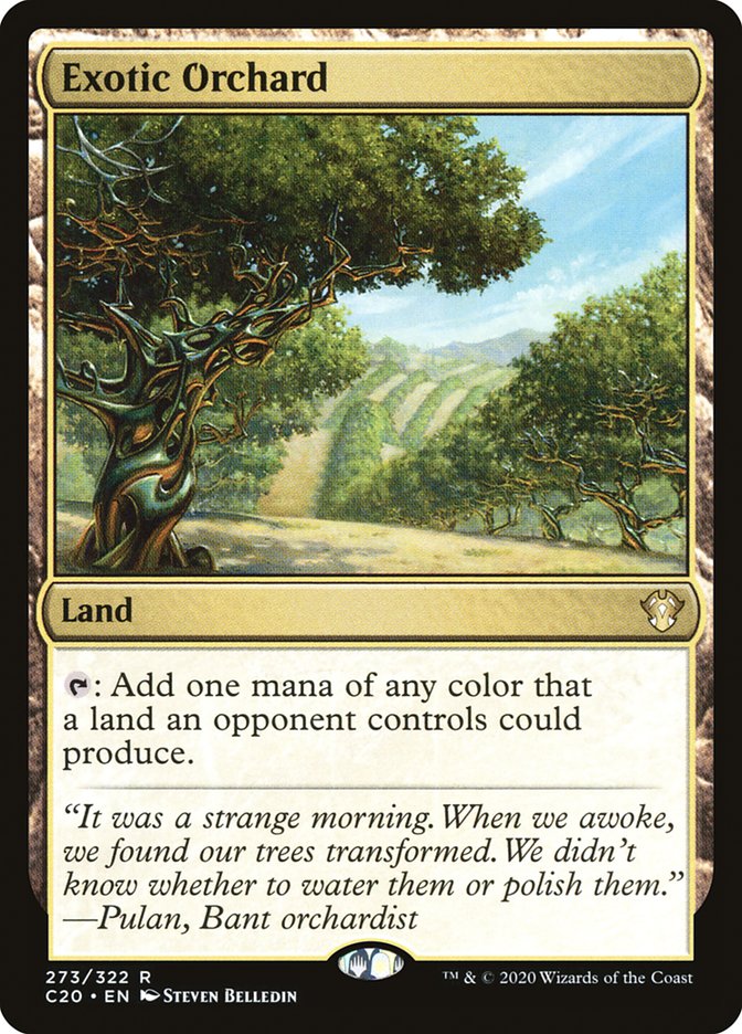 Exotic Orchard [Commander 2020] | Dumpster Cat Games