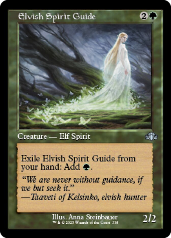 Elvish Spirit Guide (Retro) [Dominaria Remastered] | Dumpster Cat Games